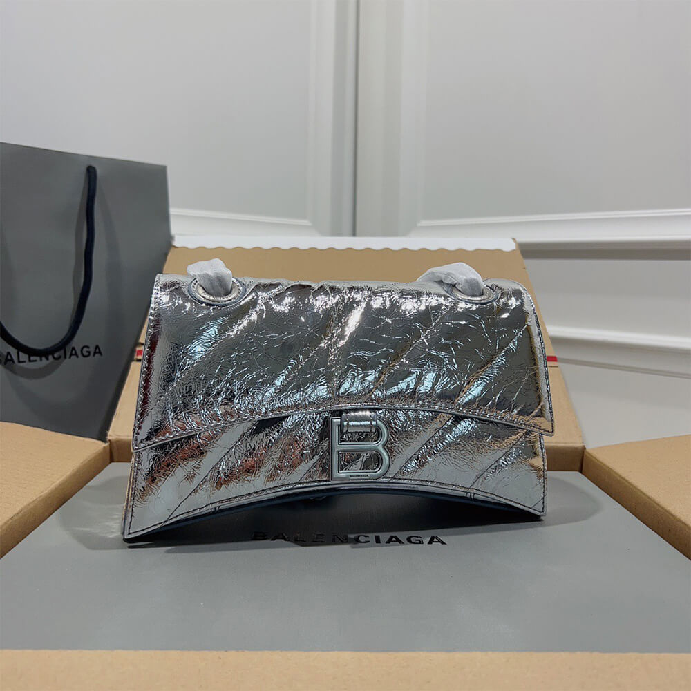 Balenciaga Women s Crush Chain Bag Small(HIGH-END GRADE)